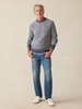 Donegal Crew Sweater - Sea Feeder Marl