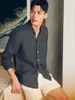 Laguna Linen Shirt - Washed Black