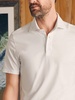 Movement™ Short-Sleeve Pique Polo Shirt - Pure White