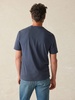 Sunwashed V-Neck Tee - Dune Navy