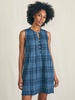 Isha Dress - Clearwater Navy Plaid