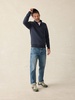 Epic Quilted Fleece Pullover - Navy Melange