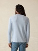 Long-Sleeve Cloud Henley - Light Blue Heather