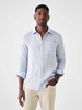 Laguna Linen Shirt (Tall) - Light Blue Melange