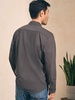 Sunwashed Knit Shirt (Single Pocket) (Tall) - Washed Black