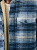 High Pile Fleece Lined Wool CPO - Mountain Mist Plaid