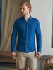 Sunwashed Knit Shirt - Medium Indigo Wash