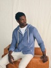 Cabana Towel Terry Zip Hoodie - Stormy Sky