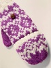 Valley Fairisle Mitten - Purple Fairisle