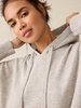 Tropical Cashmere Hoodie - Light Grey Heather