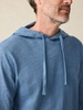 Sunwashed Slub Hoodie - Aqua Ocean