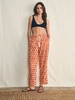 Pacific Beach Linen Pant - Spiced Shibori Print