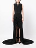 Totem draped long gown