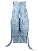 wide-leg cargo jeans