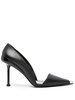 Punk 105mm leather pumps