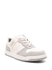 panelled suede leather sneakers