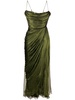 Siona draped silk dress