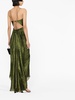 Siona draped silk dress