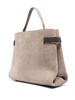 Monili-detail suede tote bag