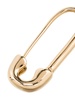 18kt yellow gold safety pin earring