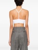 Interlocking G ribbed cropped top