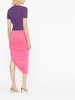 La Perola cut-out asymmetrical skirt