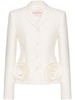 Crepe Couture pink-appliqué blazer