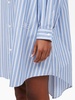 striped shirt dress