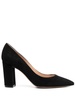 Piper 85mm suede pumps