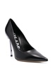 sculpted-heel 110mm leather pumps