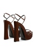 Sylvy 145mm patent leather sandals