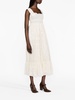 broderie anglaise cotton midi dress