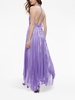 Arista pleated maxi dress