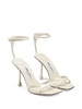 Ixia 95mm patent leather sandals