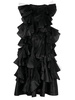 ruffled A-line dress