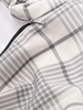 pleated check-pattern dress