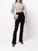 high neck puff-sleeve jumper