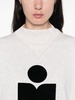 Moby flocked-logo sweatshirt