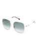 Horsebit detail square-frame sunglasses