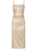 KIM DOLCE&GABBANA transparent overlay midi dress