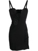 asymmetric cut-out minidress