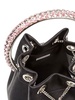 Bon Bon crystal-embellished satin bag