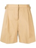 high-waist tailored shorts