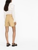 high-waist tailored shorts