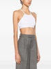 Interlocking G ribbed cropped top