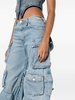 wide-leg cargo jeans