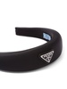 Re-Nylon triangle-logo headband