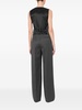 V-neck tailored jumpsuit