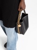 Frayme studded bucket bag