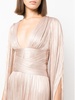 Alana pleated gown